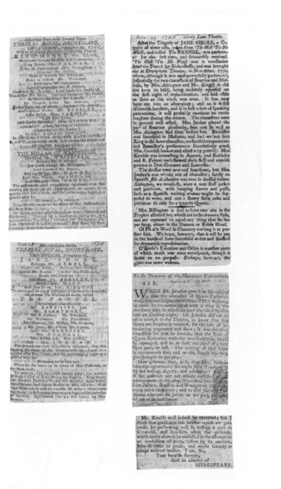 Sample image that contains several newspaper clippings.